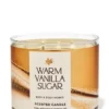 Vela Aromática Warm Vanilla Sugar – Bath & Body Works (3 Mechas)