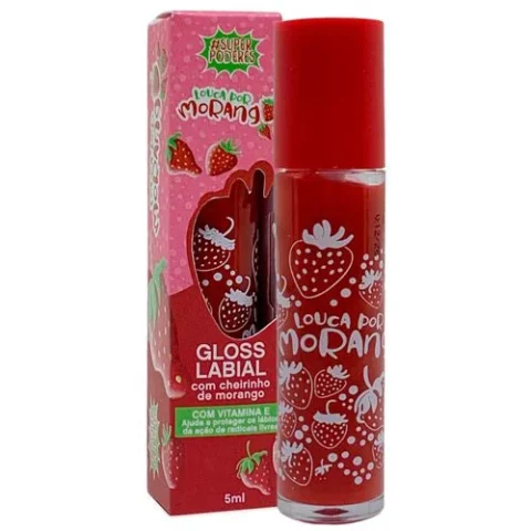 Gloss Labial Morango Super Poderes – 5 ml