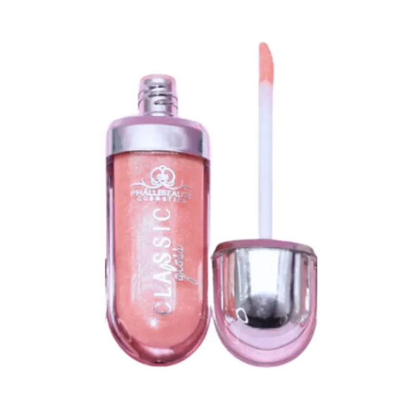 Gloss Labial Classic Phallebeauty – Cor 01 Pêssego – 8 ml