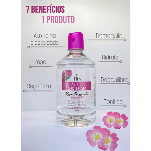 Agua Micelar Rosa Mosqueta TIF´s 500 ml - Imagen 2