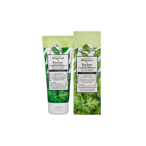 Espuma Limpiadora Grace Day Real Fresh Mugwort & Tea Tree – 100 ml