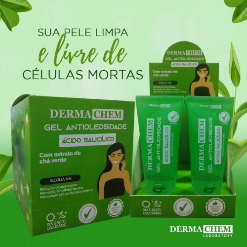 Gel Facial Antioleosidade – Dermachem – 100g - Imagen 2