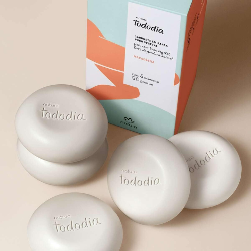 Jabón en Barra Natura Todo Dia Macadamia (Kit de 5 Unidades) - Imagen 2