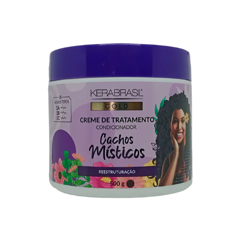 Kit Shampoo y Acondicionador Kerabrasil Cachos Místicos 300ml