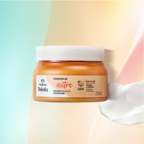 Máscara Capilar Nutritiva Natura Tododia Cronocapilar Nutre – 250 ml - Imagen 2