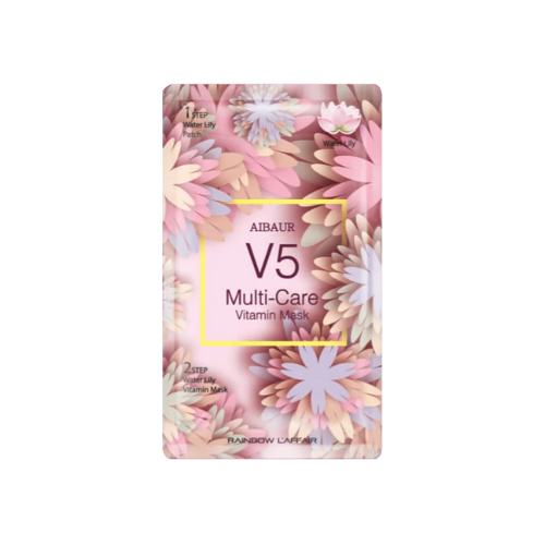 Mascarilla Facial RAINBOW L'AFFAIR V5 Multi-Care 2Step Water Lily Vitamin Mask