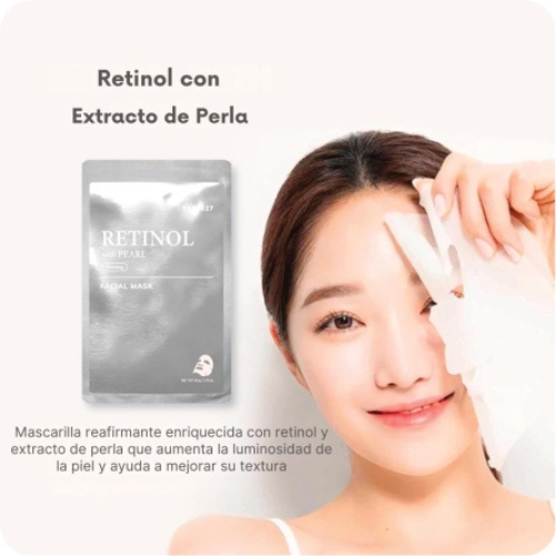 Mascarilla Facial SKIN627 Retinol con Perla - Imagen 2