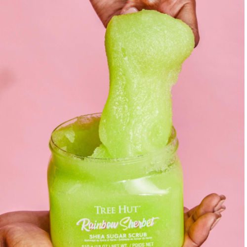 Shea Sugar Scrub Rainbow Sherbet – Tree Hut - Imagen 2