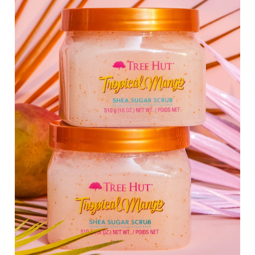 Shea Sugar Scrub Tropical Mango – Tree Hut - Imagen 2