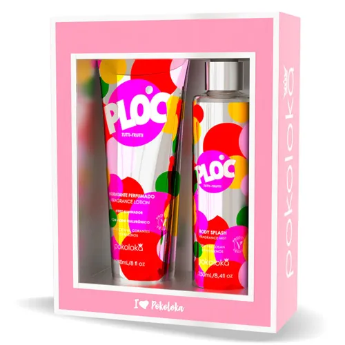 Kit Body Splash Pokoloka Tuti Fruti – 250 ml