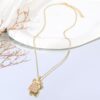 COLLAR FLOR CON DETALLES DE COLORES
