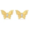 AROS DORADOS MARIPOSA CON DETALLE CENTRAL