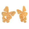 AROS DORADOS MARIPOSA TEXTURADA