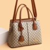 CARTERA KAIDIFEINIROO BEIGE ESTAMPADA DOBLE ASA
