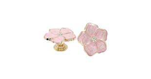 AROS FLOR ROSADA CON DETALLE CENTRAL