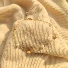 PULSERA DORADA CON ESTRELLA AJUSTABLE
