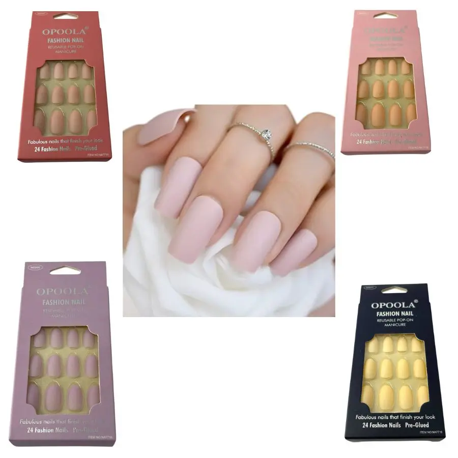 KIT UÑAS POSTIZAS OPOLA 100 UNIDADES