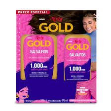 KIT SHAMPOO Y ACONDICIONADOR NIELY GOLD SALVA FIOS