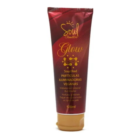 Soul Glow Soul Red - Hidratante Corporal Iluminador Vegano (120ml)